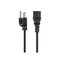 Monoprice Power Cord - NEMA 5-15P to IEC 60320 C13_ 18AWG_ 10A/1250W_ 125V_ 3-Pr 5278 - alternate 6